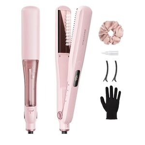 Wavytalk Pink Steam Hair Straightener